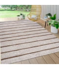 Colonia Berber Stripe Beige/Brown 8 ft. x 10 ft. Indoor/Outdoor Area Rug