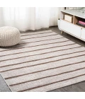 Colonia Berber Stripe Beige/Brown 8 ft. x 10 ft. Indoor/Outdoor Area Rug