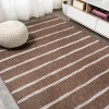 Jonathany Santa Monica SMB125B Brown/Beige Area Rug 5 ft. 2 in. X 7 ft. 5 in. Rectangle
