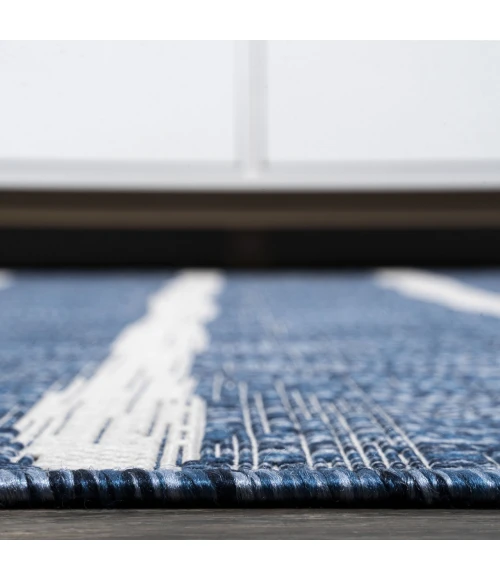 Jonathan Y SANTA MONICA Blue SMB125C 6ft.7in. Round Rug