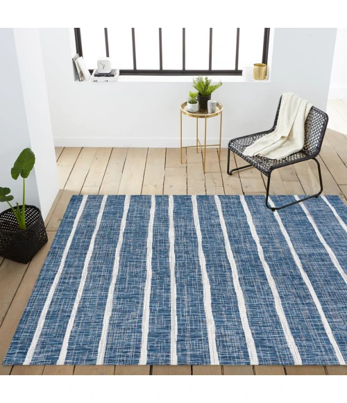 Jonathan Y SANTA MONICA Blue SMB125C 9ft. X 12ft. Rect. Rug