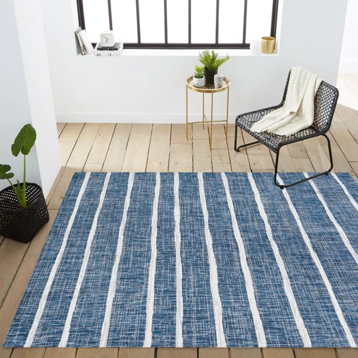 Jonathan Y SANTA MONICA Blue SMB125C 6ft. X 9ft. Rect. Rug