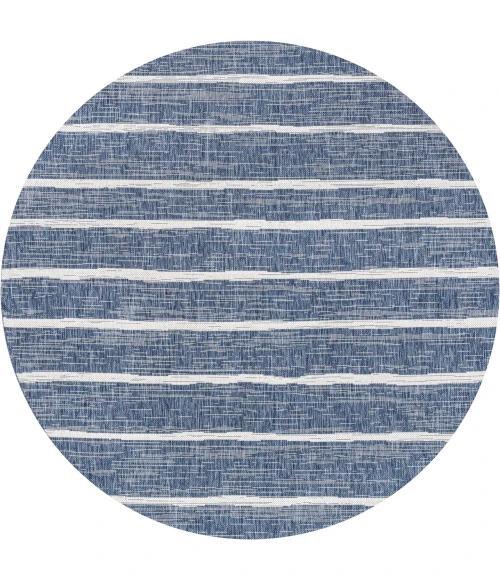 Jonathan Y SANTA MONICA Blue SMB125C 6ft.7in. Round Rug