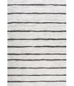 Jonathany Santa Monica SMB125D Ivory/Black Area Rug 5 ft. 2 in. X 7 ft. 5 in. Rectangle