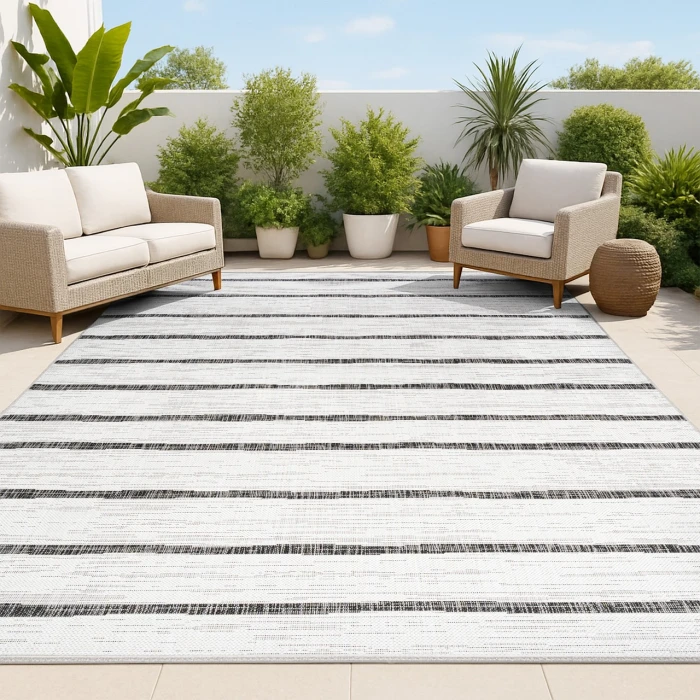 Jonathan Y SANTA MONICA Ivory SMB125D 6ft. X 9ft. Rect. Rug