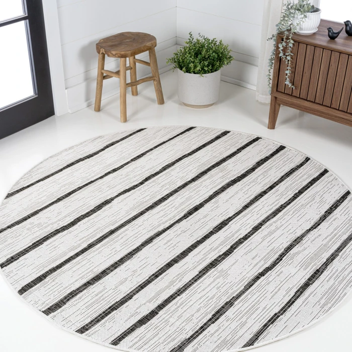 Jonathan Y SANTA MONICA Ivory SMB125D 3ft.-11in. Round Rug