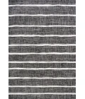 Colonia Berber Stripe Black/Ivory 5 ft. x 8 ft. Indoor/Outdoor Area Rug