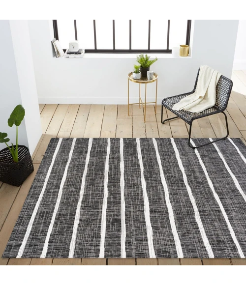 Jonathan Y SANTA MONICA Black SMB125E 6ft. X 9ft. Rect. Rug