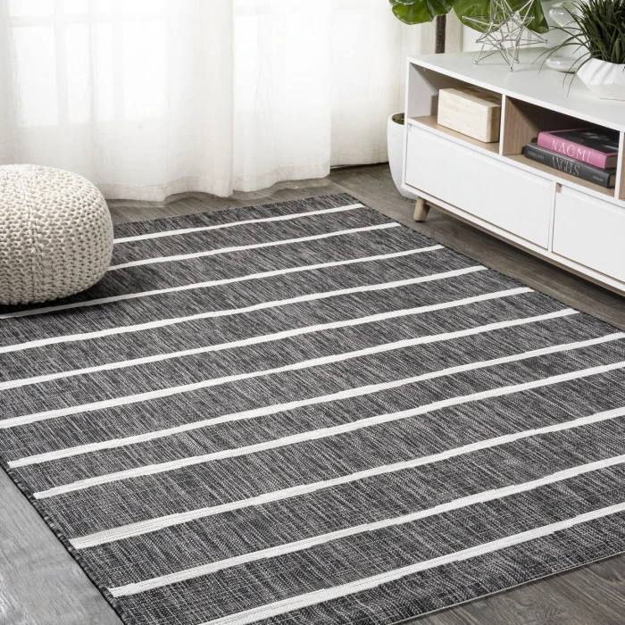 Jonathan Y SANTA MONICA Black SMB125E 6ft. X 9ft. Rect. Rug