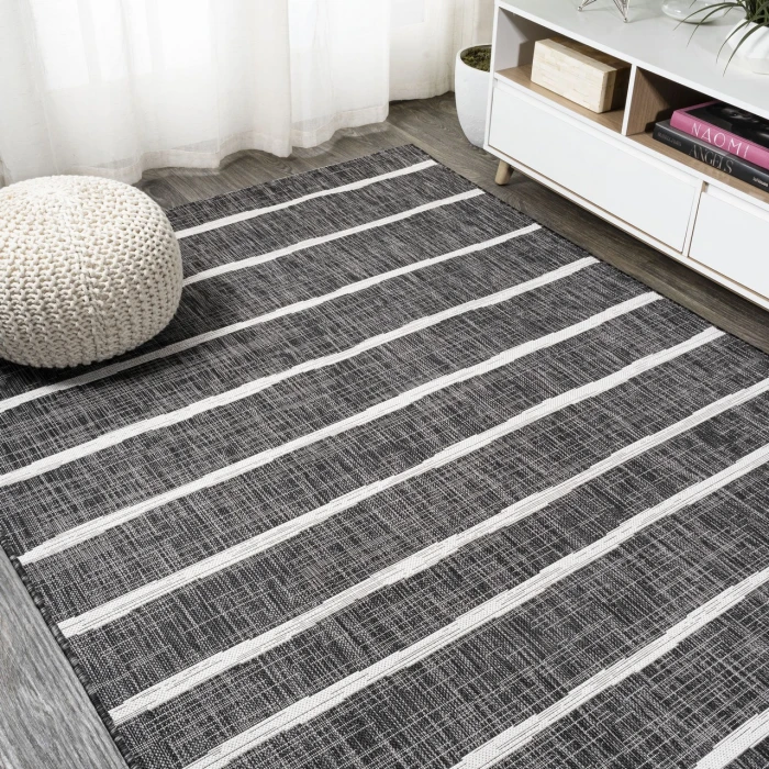 Jonathan Y SANTA MONICA Black SMB125E 6ft. X 9ft. Rect. Rug