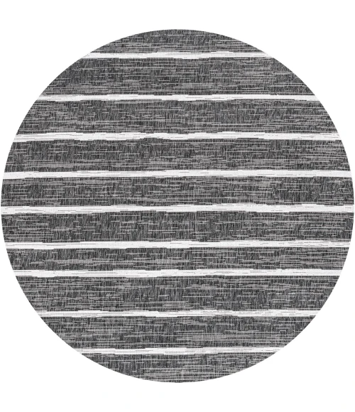 Jonathan Y SANTA MONICA Black SMB125E 5ft.3in. Round Rug