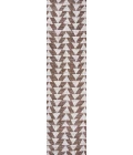 Andratx Modern Tribal Geometric Brown/Beige 2 ft. x 10 ft. Indoor/Outdoor Runner Rug