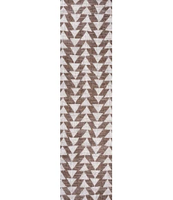 Jonathany Santa Monica SMB126A Brown/Beige Area Rug 2 ft. 2 in. X 10 ft. Runner