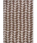 Andratx Modern Tribal Geometric Brown/Beige 8 ft. x 10 ft. Indoor/Outdoor Area Rug