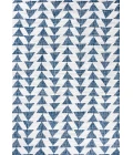Andratx Modern Tribal Geometric Blue/Ivory 4 ft. x 6 ft. Indoor/Outdoor Area Rug