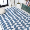 Jonathany Santa Monica SMB126C Ivory/Blue Area Rug 3 ft. 11 in. X 6 ft. Rectangle