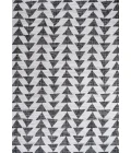 Andratx Modern Tribal Geometric Ivory/Black 8 ft. x 10 ft. Indoor/Outdoor Area Rug