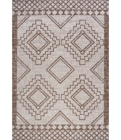 Jonathany Santa Monica SMB127A Beige/Brown Area Rug 5 ft. 2 in. X 7 ft. 5 in. Rectangle