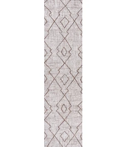 Jonathany Santa Monica SMB128A Beige/Brown Area Rug 2 ft. 2 in. X 10 ft. Runner