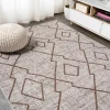Jonathany Santa Monica SMB128A Beige/Brown Area Rug 5 ft. 2 in. X 7 ft. 5 in. Rectangle
