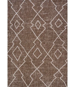 Jonathany Santa Monica SMB128B Brown/Beige Area Rug 5 ft. 2 in. X 7 ft. 5 in. Rectangle