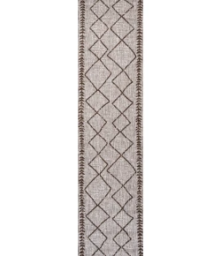 Jonathany Santa Monica SMB129A Beige/Brown Area Rug 2 ft. 2 in. X 8 ft. Runner