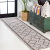 Jonathany Santa Monica SMB129A Beige/Brown Area Rug 2 ft. 2 in. X 10 ft. Runner