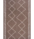 Derya Tribal Diamond Trellis Brown/Beige 3 ft. x 5 ft. Indoor/Outdoor Area Rug