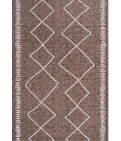 Jonathany Santa Monica SMB129B Brown/Beige Area Rug 3 ft. 11 in. X 6 ft. Rectangle