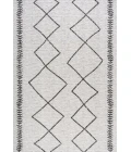 Derya Tribal Diamond Trellis Ivory/Black 3 ft. x 5 ft. Indoor/Outdoor Area Rug