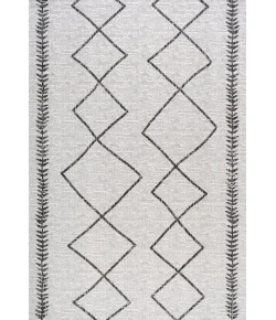 Jonathany Santa Monica SMB129D Ivory/Black Area Rug 3 ft. 1 in. X 5 ft. Rectangle