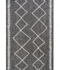 Derya Tribal Diamond Trellis Black/Ivory 4 ft. x 6 ft. Indoor/Outdoor Area Rug