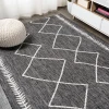 Jonathany Santa Monica SMB129E Black/Ivory Area Rug 3 ft. 1 in. X 5 ft. Rectangle