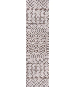 Jonathany Santa Monica SMB130A Beige/Brown Area Rug 2 ft. 2 in. X 10 ft. Runner