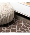 Kafel Tribal Bohemian Brown/Beige 2 ft. x 10 ft. Indoor/Outdoor Runner Rug
