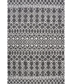 Jonathany Santa Monica SMB130F Black/Ivory Area Rug 3 ft. 11 in. X 6 ft. Rectangle