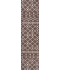 Nokat Tribal Bohemian Brown/Beige 2 ft. x 10 ft. Indoor/Outdoor Runner Rug