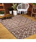 Nokat Tribal Bohemian Brown/Beige 8 ft. x 10 ft. Indoor/Outdoor Area Rug
