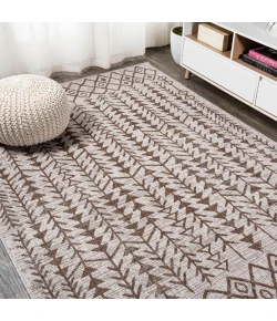 Jonathany Santa Monica SMB132A Beige/Brown Area Rug 7 ft. 9 in. X 10 ft. Rectangle