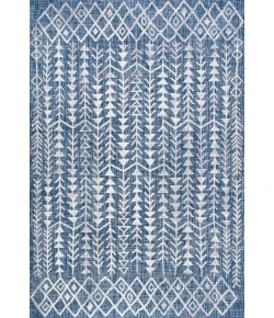 Jonathany Santa Monica SMB132C Blue/Ivory Area Rug 7 ft. 9 in. X 10 ft. Rectangle