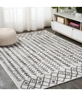 Tokay Bohemian Geometric Ivory/Black 3 ft. x 5 ft. Indoor/Outdoor Area Rug