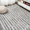Jonathany Santa Monica SMB132D Ivory/Black Area Rug 7 ft. 9 in. X 10 ft. Rectangle
