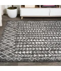 Tokay Bohemian Geometric Black/Ivory 4 ft. x 6 ft. Indoor/Outdoor Area Rug