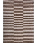 Sukie Modern Offset Stripe Brown/Beige 3 ft. x 5 ft. Indoor/Outdoor Area Rug