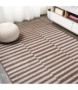 Jonathany Santa Monica SMB133B Brown/Beige Area Rug 3 ft. 1 in. X 5 ft. Rectangle