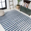 Jonathany Santa Monica SMB133C Ivory/Blue Area Rug 3 ft. 1 in. X 5 ft. Rectangle