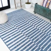 Jonathany Santa Monica SMB133D Blue/Ivory Area Rug 3 ft. 1 in. X 5 ft. Rectangle