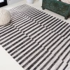 Jonathany Santa Monica SMB133E Ivory/Black Area Rug 3 ft. 1 in. X 5 ft. Rectangle