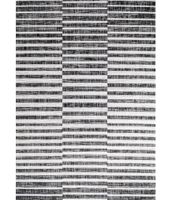 Jonathany Santa Monica SMB133F Black/Ivory Area Rug 7 ft. 9 in. X 10 ft. Rectangle