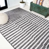 Jonathany Santa Monica SMB133F Black/Ivory Area Rug 3 ft. 1 in. X 5 ft. Rectangle